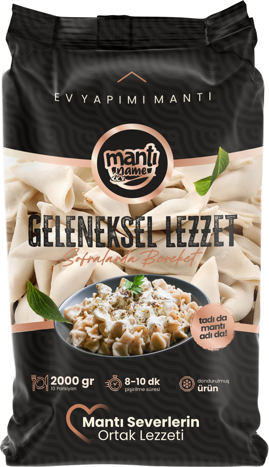 Büyük Üçgen Mantı 2000 Gr.